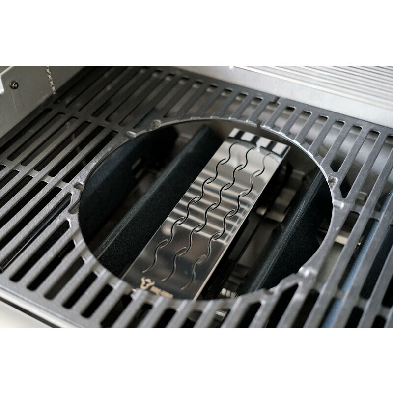 Sistema Affumicatoio Per Barbecue Sferico 54cm | 3 Livelli, Griglie E Pietra Pizza | Adatto Per Weber 57cm E Altri