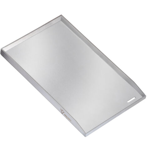 Teglia Forno In Acciaio Inox 60x40x4.8 Cm Con Griglia – Antiaderente, Per Arrosti, Biscotti, Pane E Barbecue, Facile Pulizia