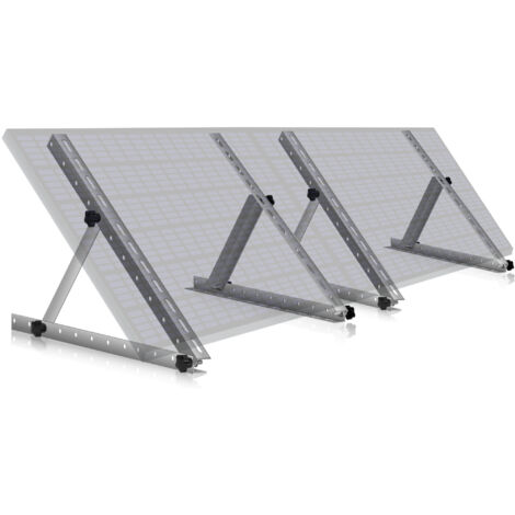 Supporto Regolabile In Alluminio Per Pannelli Solari Da Balcone – Inclinazione 15-30° Per Tetto, Parete, Camper