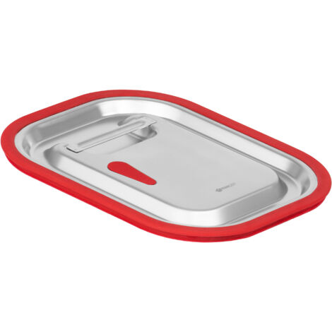 Lacor Coperchio In Acciaio Inox Per Contenitore GN 1/1 - 66901DZ - Resistente E Igienico