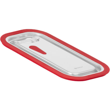 Coperchio Hermetico Per Contenitori GN | Acciaio Inox Con Bordo Silicone