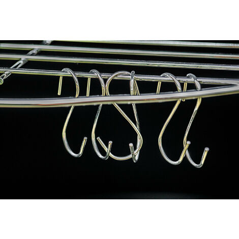 Ganci In Acciaio Inox Per Affumicatore - Confezione Da 10 Pezzi, Lunghi 20 Cm, Per Pesce E Salumi