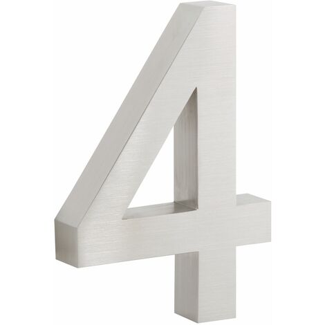 Numeri Arabi Numero 7 Ciondolo, Collana con Pendente da Donna Uomo, Acciaio, Regolabile Corda Catena