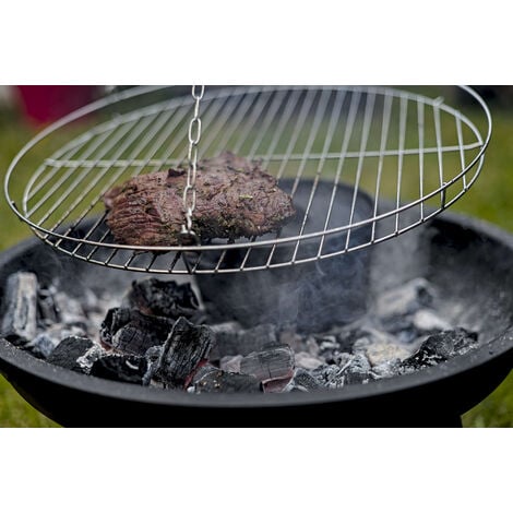 BBQ-Toro Griglia girevole con griglia Ã˜ 64 cm Griglia a carbonella,  ciotola per fuoco