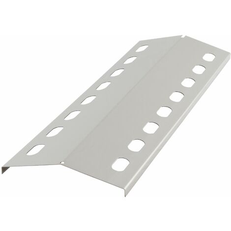 BBQ-Toro Distributore di fiamma in acciaio inox per grill a gas  43,5 x 15 cm  Piastra fiamma