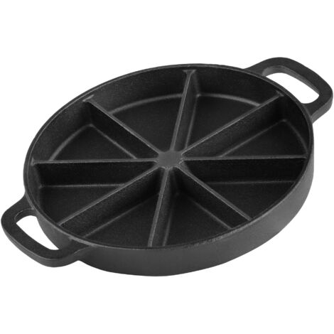 Vilde Padella In Ghisa Per Servire Con Manico Rimovibile E Tagliere In Legno Naturale - Diametro 22 Cm - Adatta A Tutti I Piani Cottura, Inclusa Induzione