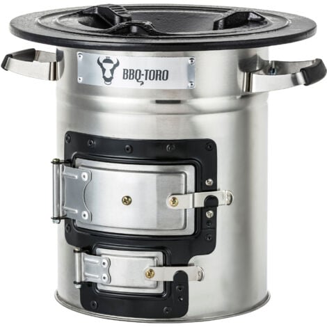 BBQ-Toro Rocket Stove RAKETE 2, grigio, Rocket Stove