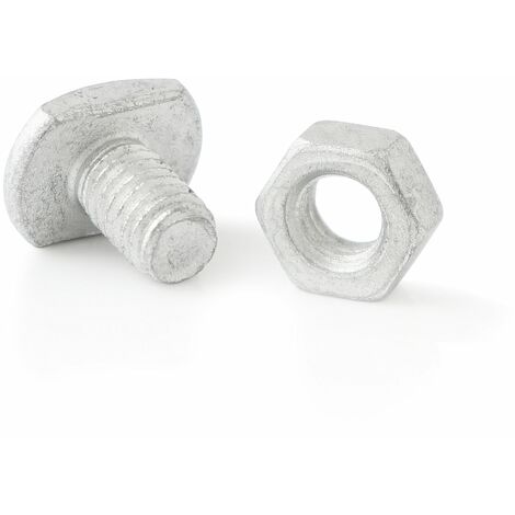 Bulloni Grade 18-8 Per Costruzioni Bulloni Da Trasporto In Acciaio Inox 1/2-13 - Testa Tonda Con Collare Quadrato, Grado 18-8, Opzione Dadi E Rondelle Bulloni Carrozza Acciaio Inox - Foto 2