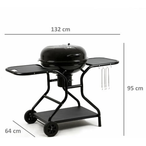 BBQ-Toro kettle grill Ã˜ 57 cm  Superficie griglia Ã˜ 54,5 cm  BBQ kettle grill carbonella