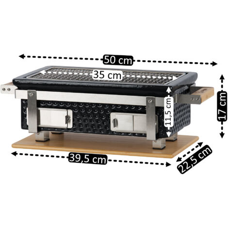 Griglia Riscaldamento BBQ-TORO Per Barbecue Tondi Ø57cm - Acciaio Inox, 2° Livello, 45x14x10cm