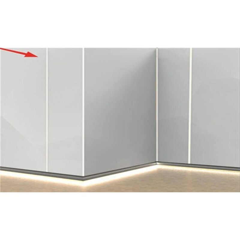 Diffuseur pour profilé aluminium R13 transparent - 2m