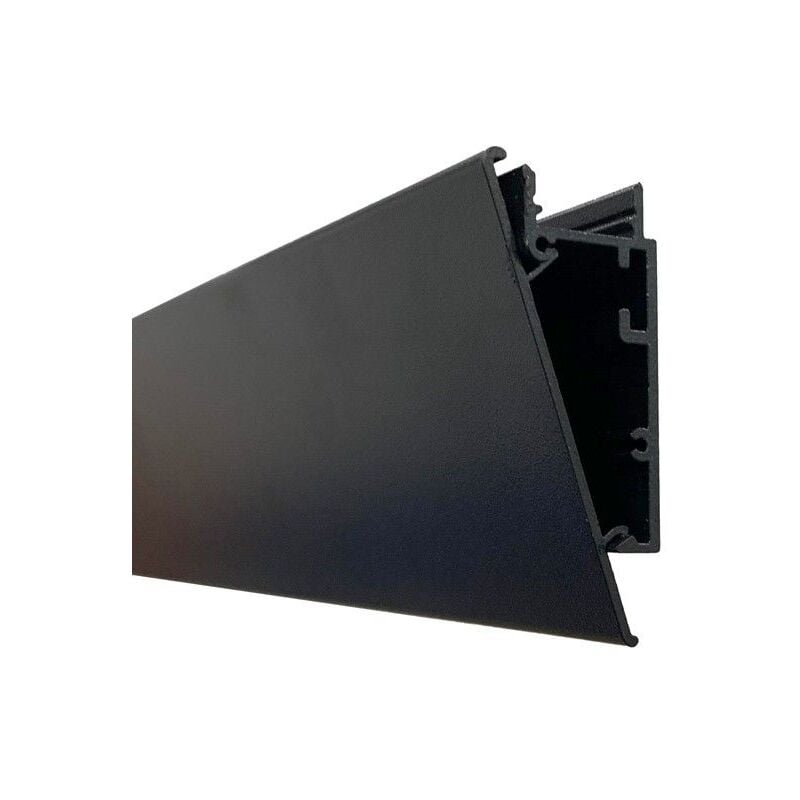 Le profilé d'angle en aluminium de 38,7x39mm avec des bandes LED permet un  double éclairage des murs et des plafonds