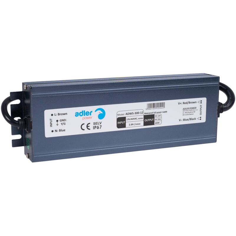 Alimentation étanche 12V AC/DC de 20W à 300W - IP67 - ®