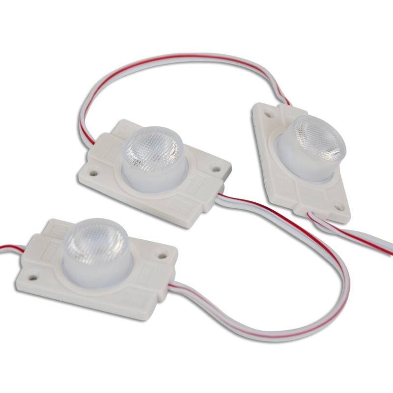 Modules LED pour rétroéclairage 1.2W DC 12V IP65 blanc froid