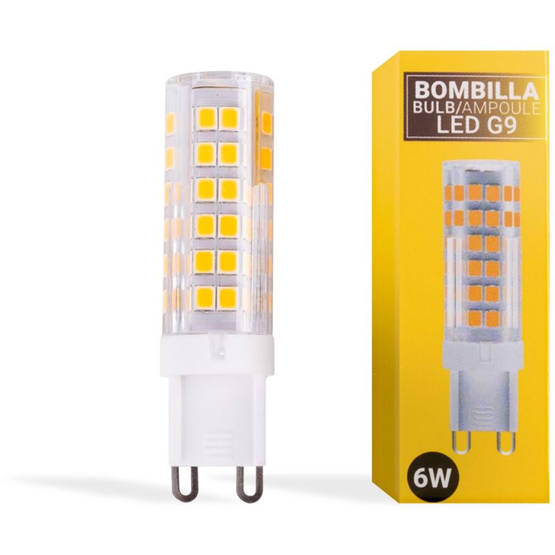 Ampoule LED G9 6W - 220-240V AC Blanc Chaud