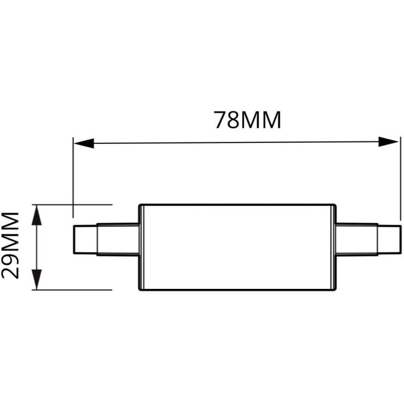 LED Bulb R7S 7.5W 950lm 78mm - CorePro LED Linear R7S Philips