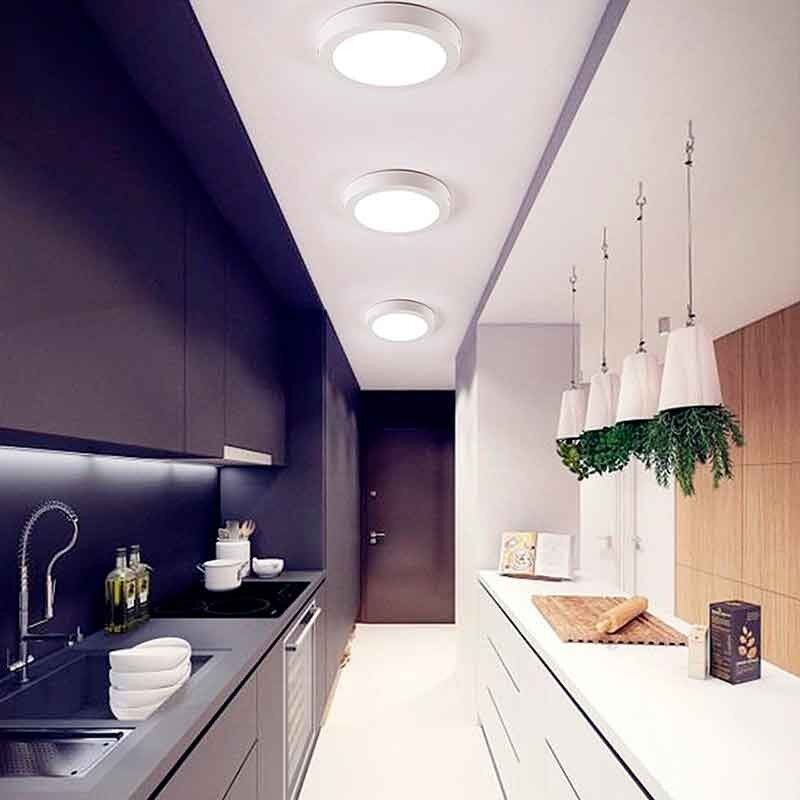 plafond lumineux led couleur chaude polycarbonate encastré design interieur  luxe moderne menuise…