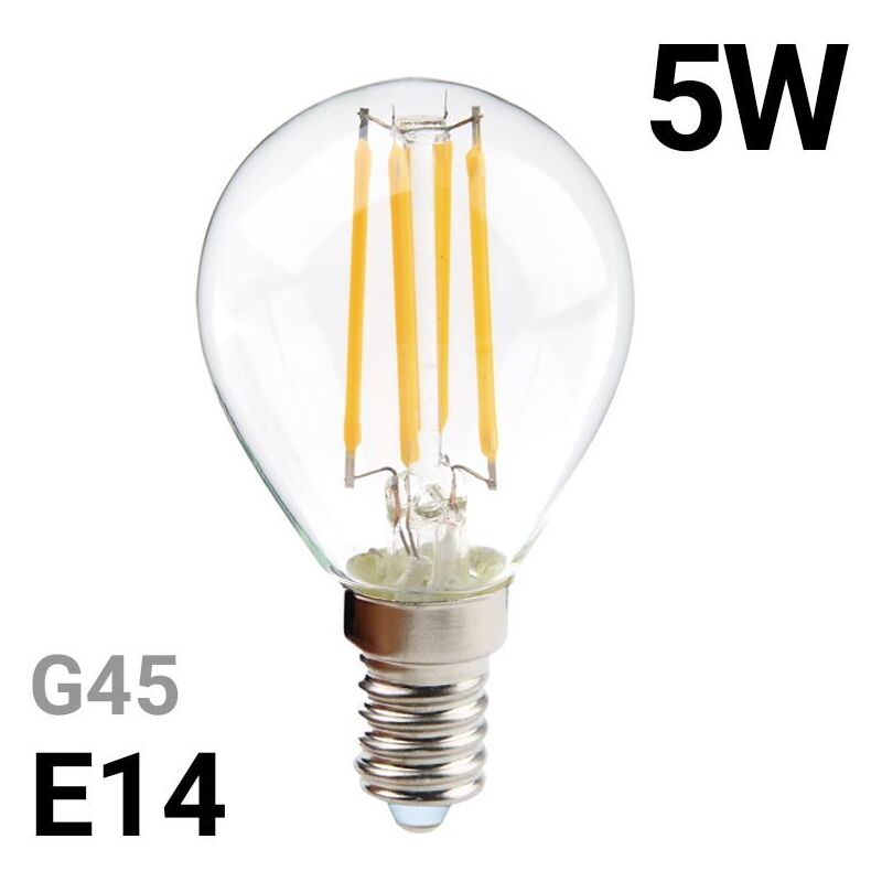Ampoule LED E14 flamme dépolie variable 6.5W=806 lumens blanc
