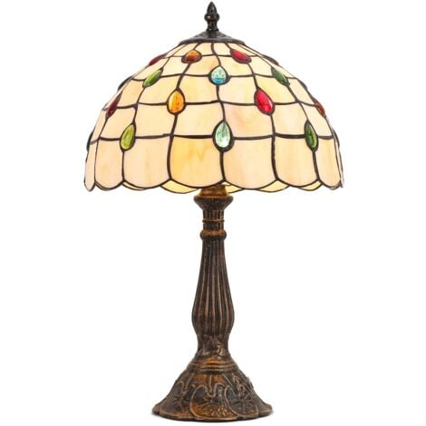 Lampe à poser "Rafa" inspiration "Tiffany" - Ø 30cm