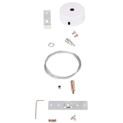 Kit de suspension pour rail magnétique - Blanc (1/3)