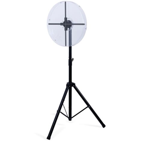 Barcelona Led – Ventilateur holographique 3D sur trépied – Ø 52cm – 72W – 624 LED – Wifi et Bluetooth – Application Spin Display (1/5)