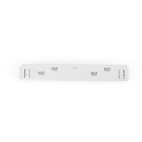 Connecteur linéaire pour rails magnétiques 20mm - Blanc