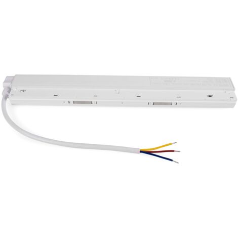 Transformateur pour rail magnétique 20mm 48V -200W - Blanc