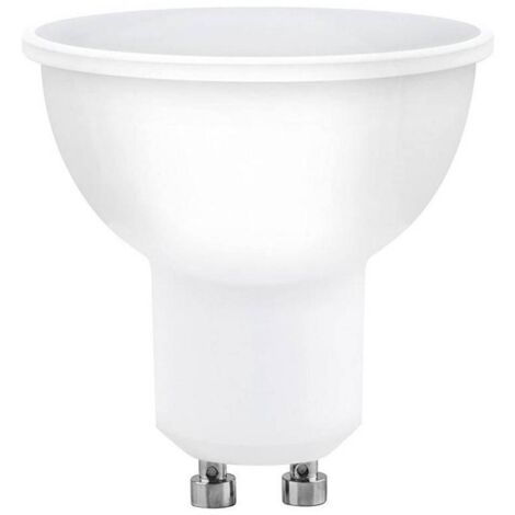 KIT x 10 - Collerette spot orientable noir Ø90mm + Ampoule GU10 - Blanc Neutre