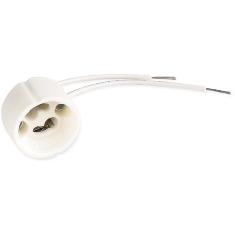 KIT x 10 - Collerette spot orientable noir Ø90mm + Ampoule GU10 - Blanc Neutre