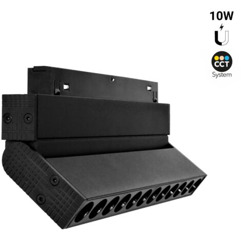 Spot linéaire orientable sur rail magnétique CCT - 10W - UGR18 - (1/5)