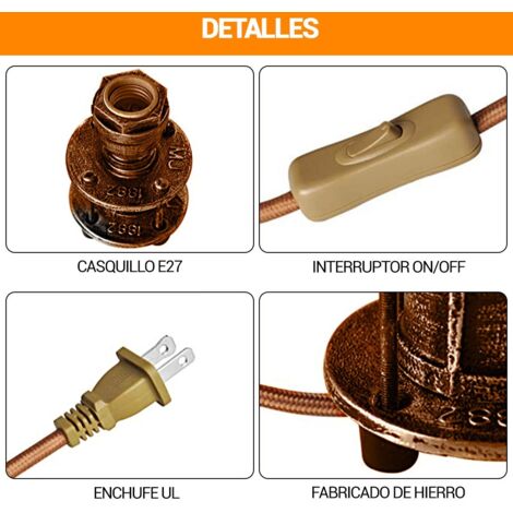 Lampe de table "Bronce" E27