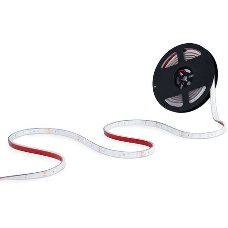 Ruban LED 24V DC - 12W/m - Monochrome - 12mm - IP67 - 5 mètres -