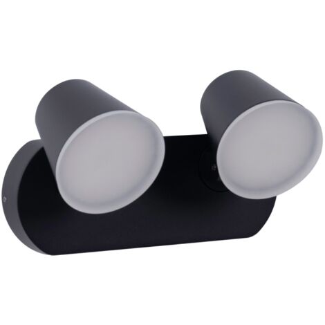 Applique murale d'extérieur double "Tura" - 20,5W - Orientable -