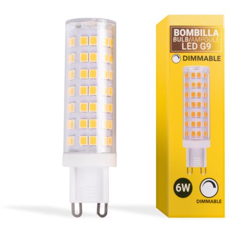 Ampoule LED G9 6W - Dimmable - 220-240V AC - Blanc Chaud (1/5)