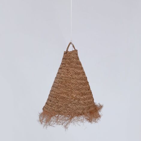 Barcelona Led – Suspension en fibre naturelle NAM XL – Ø 550mm – Hauteur réglable jusqu'à 1,3m – Compatible E27 – Finitions de qualité