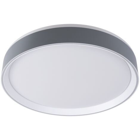 Plafonnier LED rond CCT en saillie 30W - Ø40cm - 2000lm - IP20 - Gris