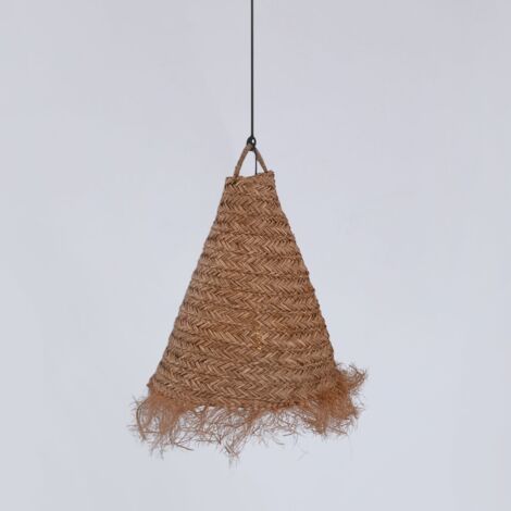 Suspension en fibre naturelle "NAM XL" - Noir