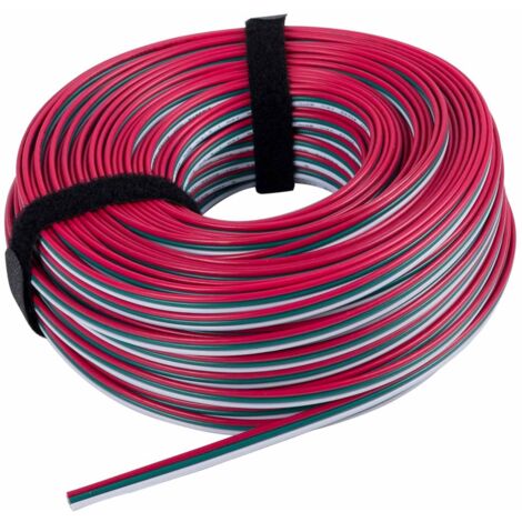 Câble de connexion pour ruban LED CCT 12-24V - Rouleau de 6 ou