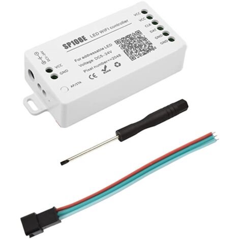 Contrôleur LED IC pixel WIFI RGB/RGBW - 5-24V DC - 2048 pixels (1/5)