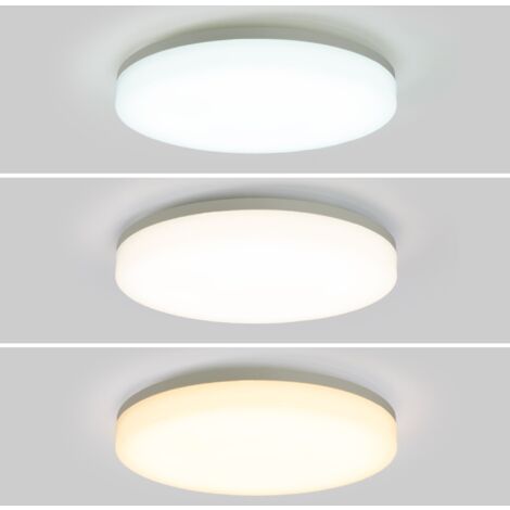 Plafonnier LED étanche CCT avec capteur de mouvement à