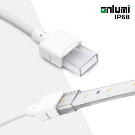 Connecteur initial étanche pour ruban LED 10mm - 2 pins - IP68