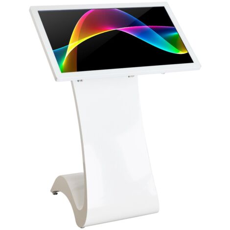 Kiosque numérique - Borne tactile indoor 32 pouces - Blanc (1/5)