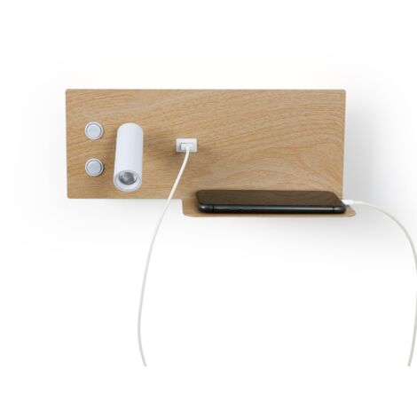 Applique de lecture avec port USB "Turin" - Double éclairage -