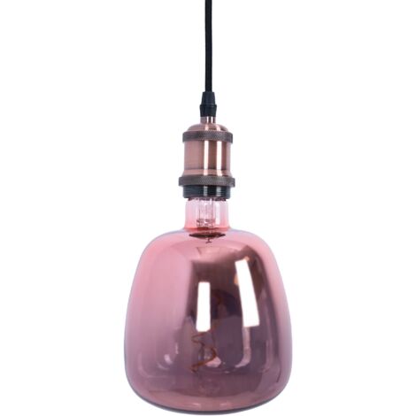 Suspension à douille E27 vintage/rétro - 4 couleurs - Cuivre