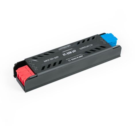 Alimentation LED 24V 60W - 3.33A - Barrette de connexion rapide
