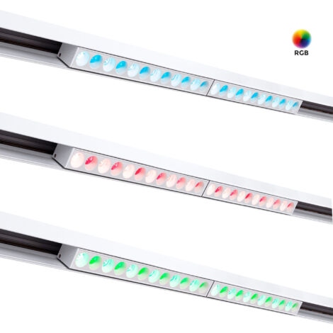 LED Leuchte Magnet Schienensystem RGB + CCT - 12W - UGR18 -