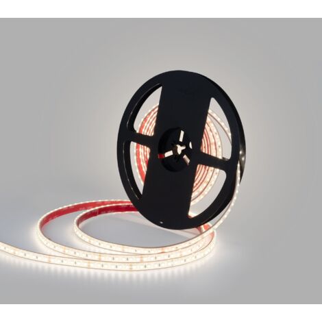 Ruban LED 24V DC Submersible - Monochrome - 9.6W/m - 10mm - IP68 - Blanc Neutre