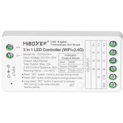 Contrôleur ruban LED 3 en 1 RGB - RGBW - RGB+CCT - WiFi+2.4G