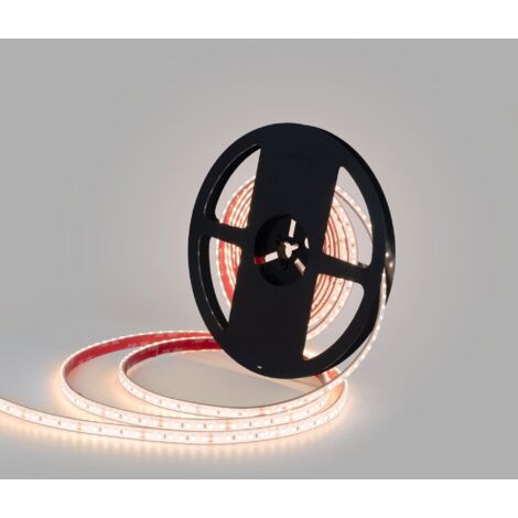 Ruban LED 24V DC Submersible - Monochrome - 9.6W/m - 10mm - IP68 - Blanc Chaud