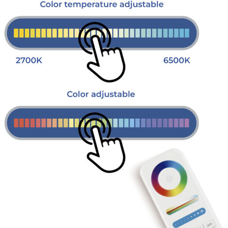 LED Leuchte Magnet Schienensystem RGB CCT 6W UGR18 MiLight